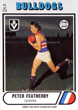 1976 Scanlens VFL #10 Peter Featherby Front